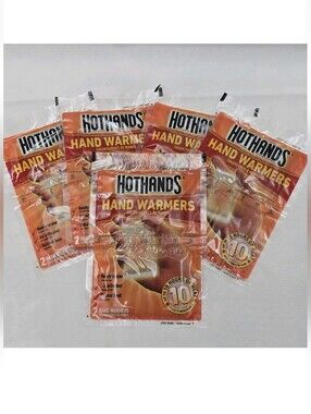 HotHands 10 Hand Warmers (5 Packs / Pairs) Exp 05/28 Air Activated 10 Hour Heat